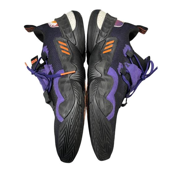Adidas Men\'s Trae Young 1 Black Team College Purple Sneakers Size 14